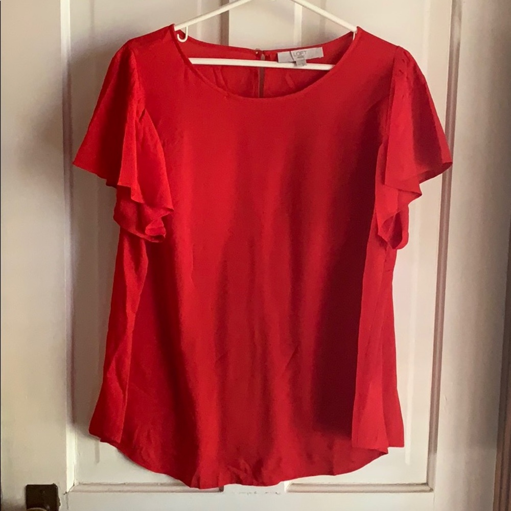Loft Red Top